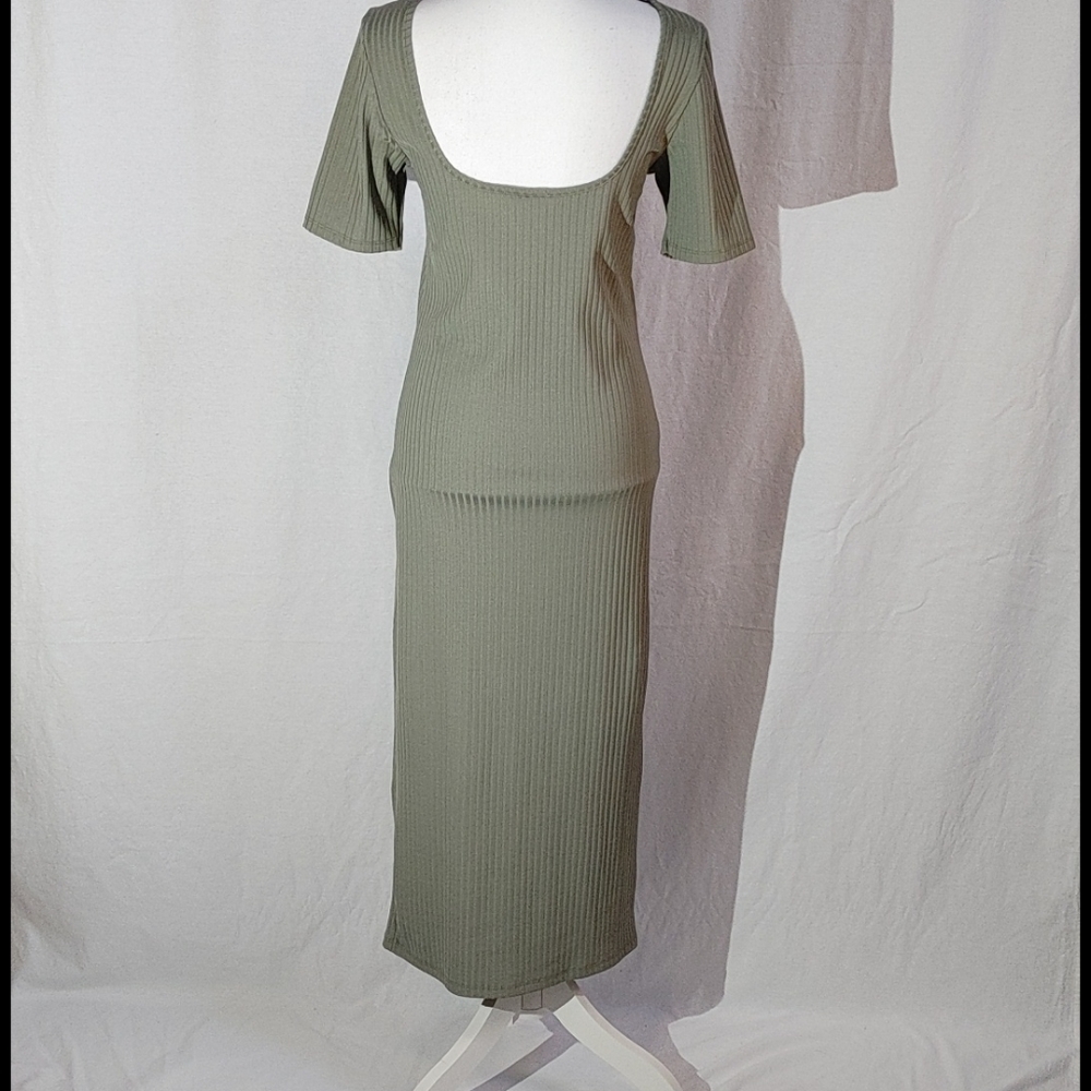 Asos Ribbed Maxi Dress - Picture 2 of 6
